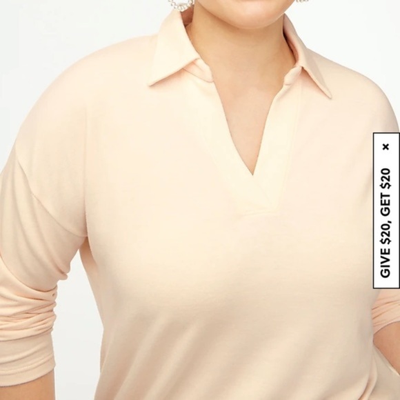 J. Crew Soft Terry Polo Shirt - Picture 2 of 9